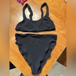 Aplomb high waist black swim suit!